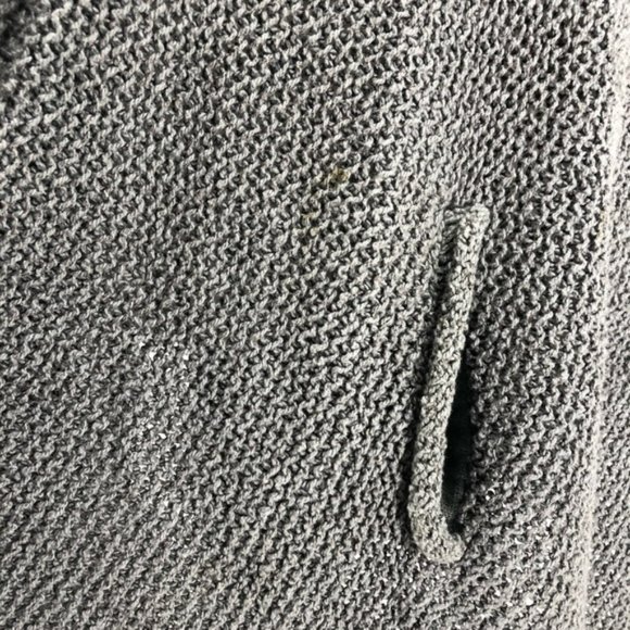 Free People Gray Cotton-Rayon Blend Snap Button Closure Knit Cardigan - Picture 4 of 10